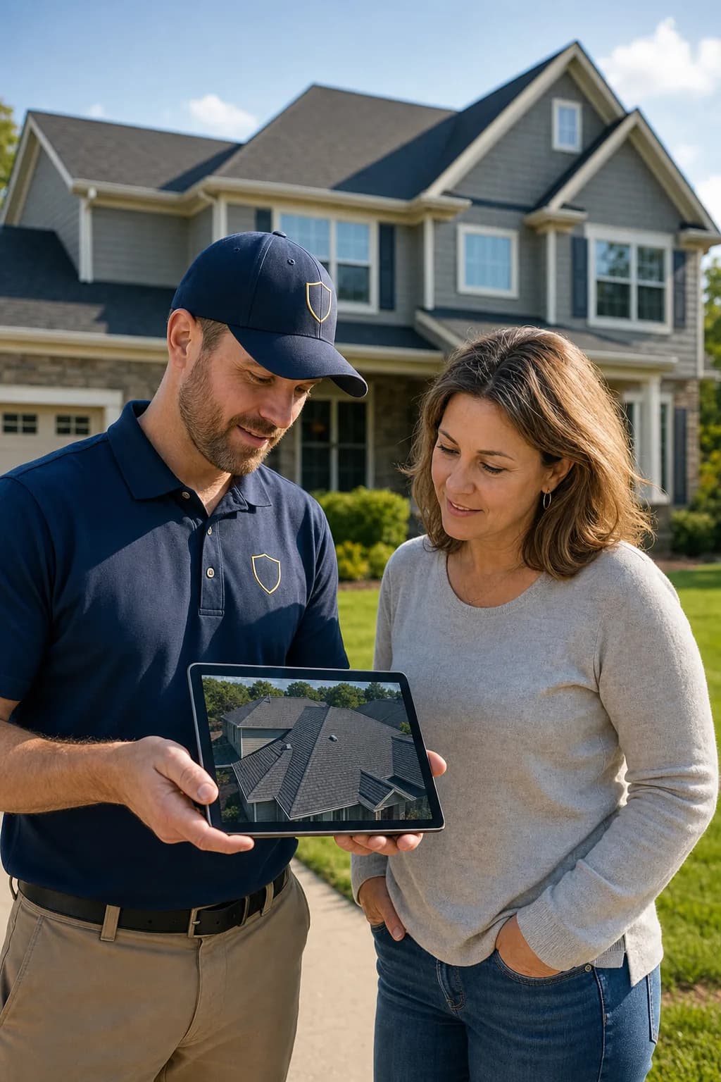 Inspection to handshake in Atlantic County, New Jersey by HappyRoof